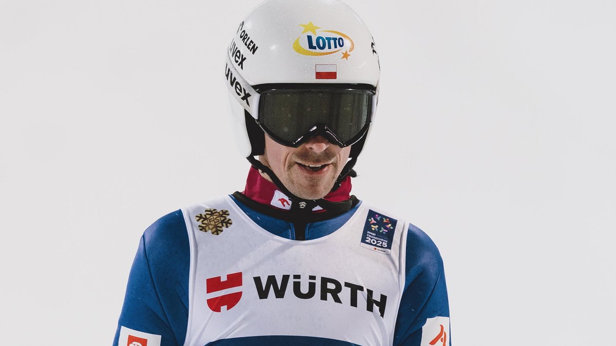 Piotr Żyła na podium w Lahti
